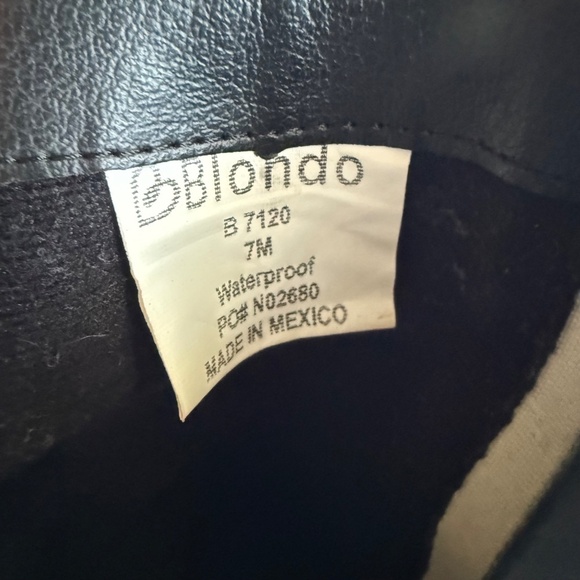 Blondo Elvina Waterproof Ankle Boots Snakeskin Print Leather Size 7 Western - Picture 14 of 15